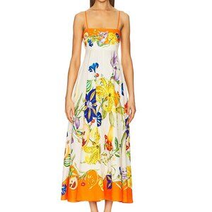 ALEMAIS Flores Long Dress
